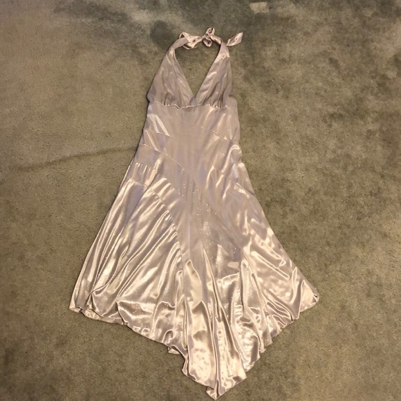 Dresses & Skirts - Silver Halter Dress